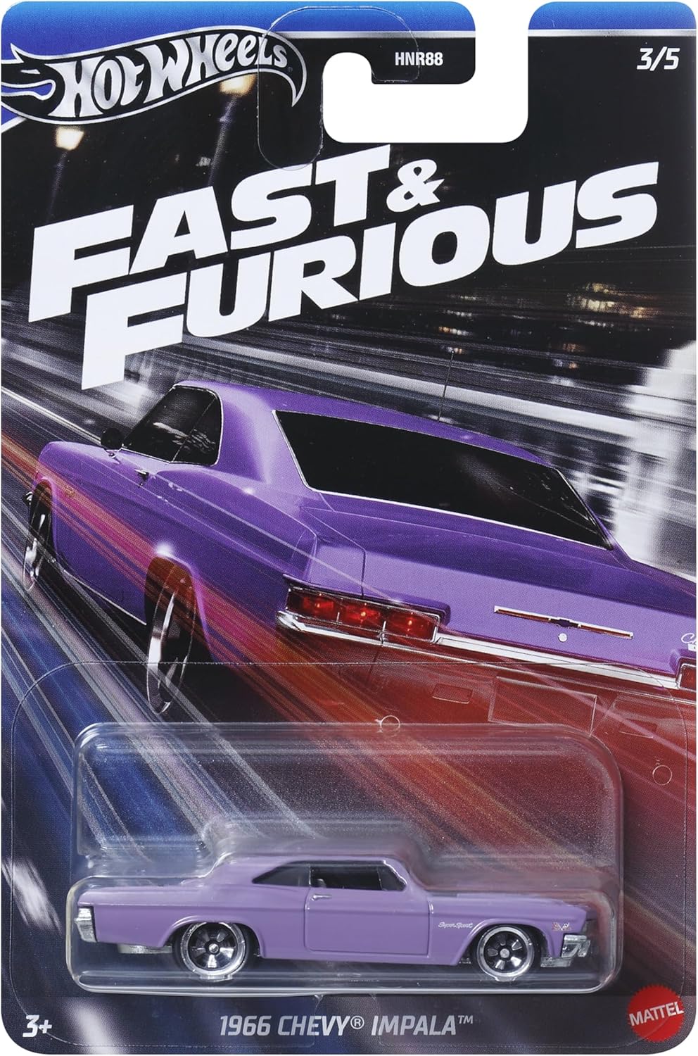 1/64 1966 CHEVY IMPALA FAST & FURIOUS HOT WHEELS PREMIUM 5/5