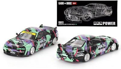 1/64 NISSAN SKYLINE GT-R (R33) HKS V1 - KAIDO HOUSE