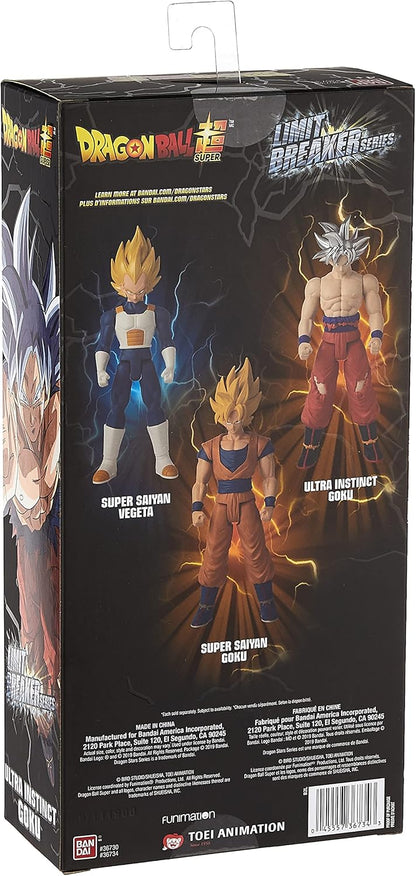 DRAGON BALL SUPER - ULTRA INSTINCT GOKU LIMIT BTREAKER 12" FIGURE SERIES 2 36734