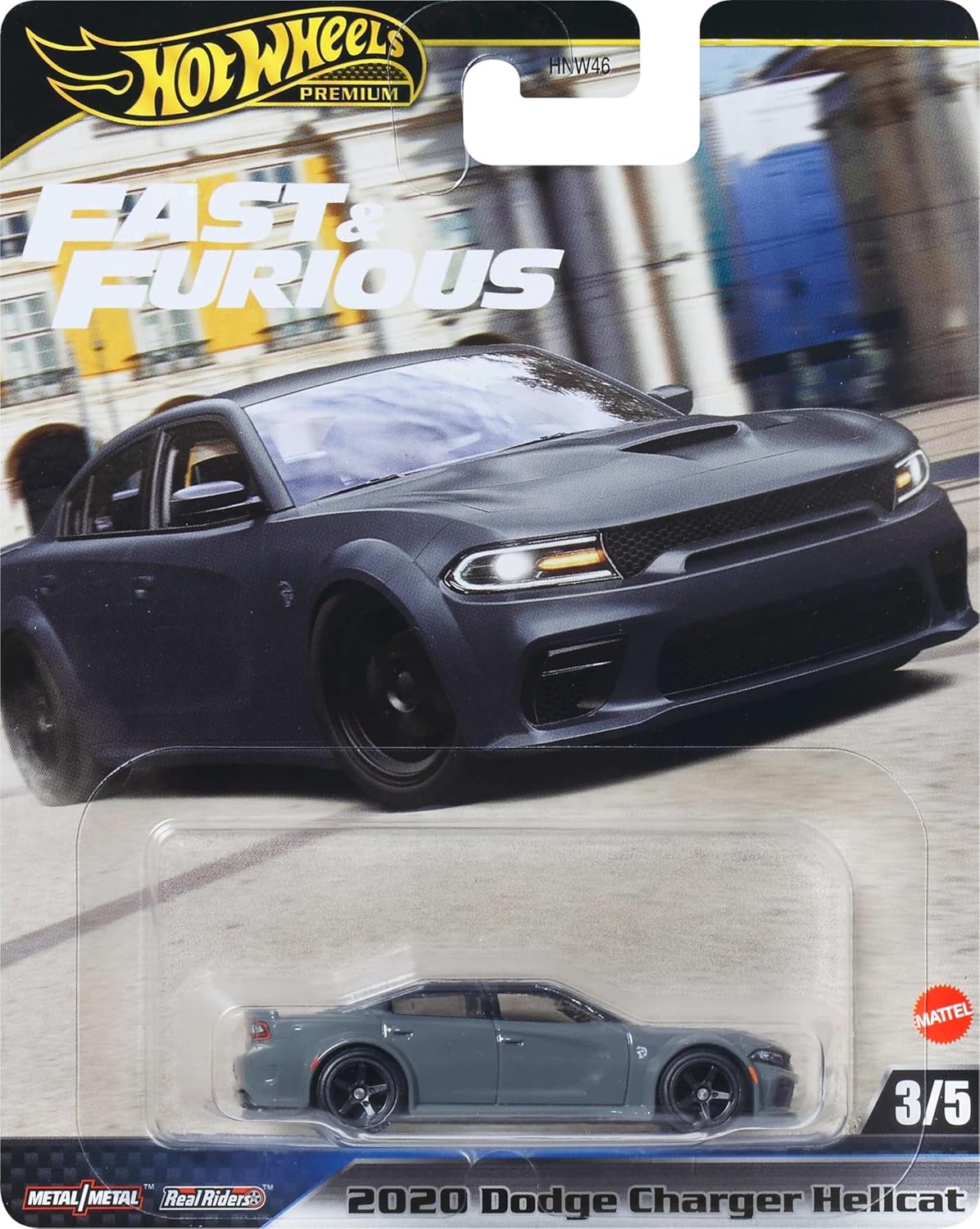 1/64 2020 DODGE CHARGER HELLCAT FAST & FURIOUS HOT WHEELS PREMIUM 3/5