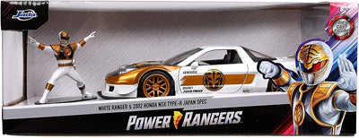 1/24 WHITE RANGER & 2002 HONDA NSX TYPE R  - JAPAN SPEC POWER RANGER
