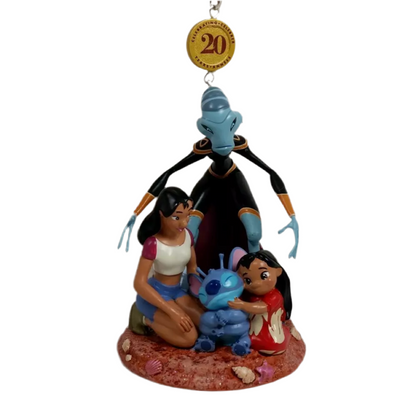 FIGURA ADORNO CUADERNO DE BOCETOS LEGACY DE DISNEY LILO &amp; STITCH 20.º ANIVERSARIO 2022