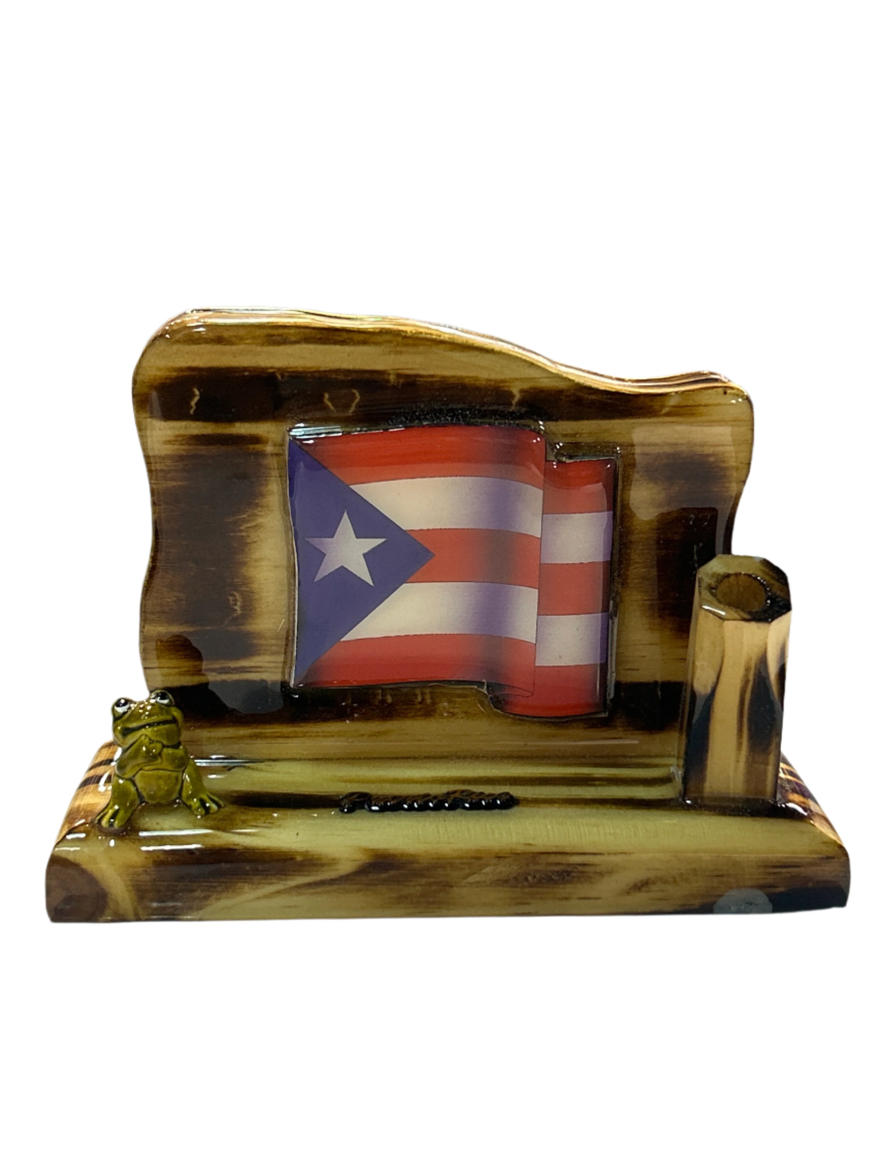 LAPICERO OVALADO CON BANDERA DE PUERTO RICO