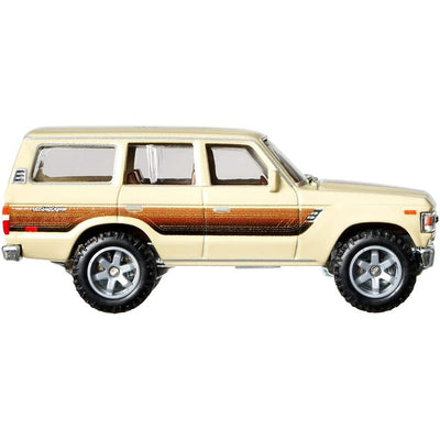 1/64 TOYOTA LANDCRUISER FJ60 TAN CON RAYAS - CULTURA DEL AUTOMÓVIL