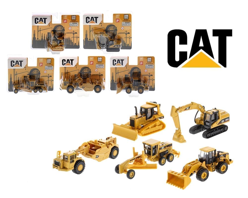 1/87 CAT MICRO CONSTRUCTOR BLISTER PACK MACHINE - DM DIECAST