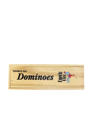 DOMINÓ DE PUERTO RICO - GALLO CON BANDERA - TAMAÑO GRANDE