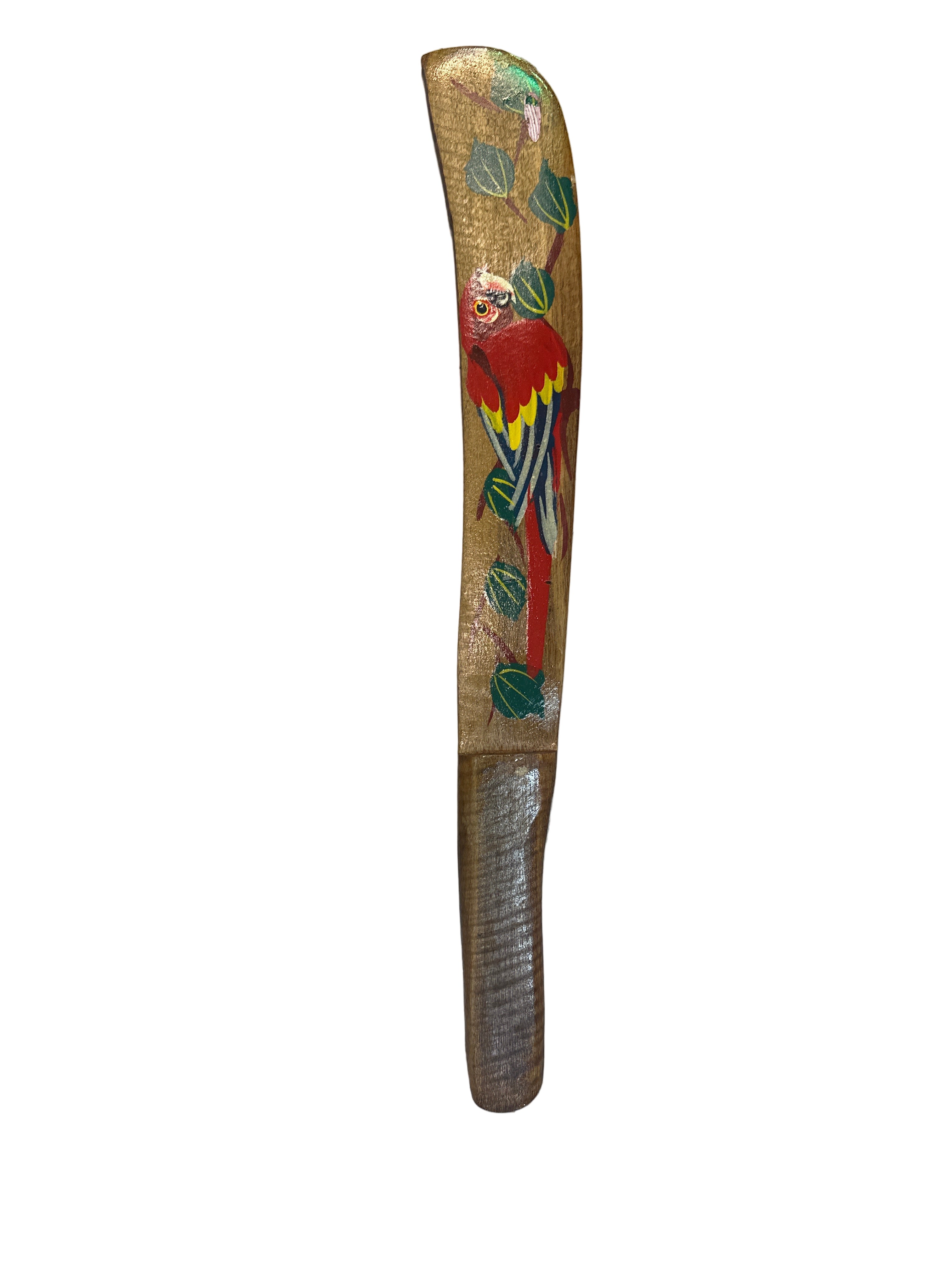 MACHETE DE MADERA CON DISEÑO DE PUERTO RICO