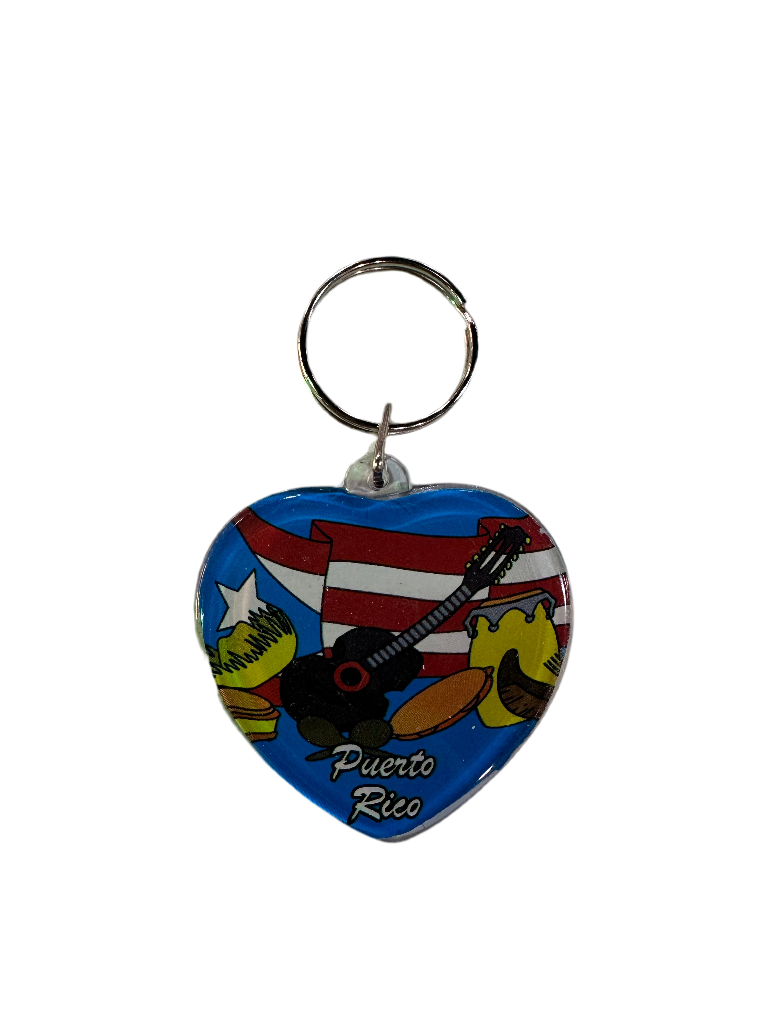 LLAVERO CORAZÓN DE PUERTO RICO