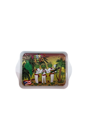 BANDEJA RECTANGULAR DE METAL