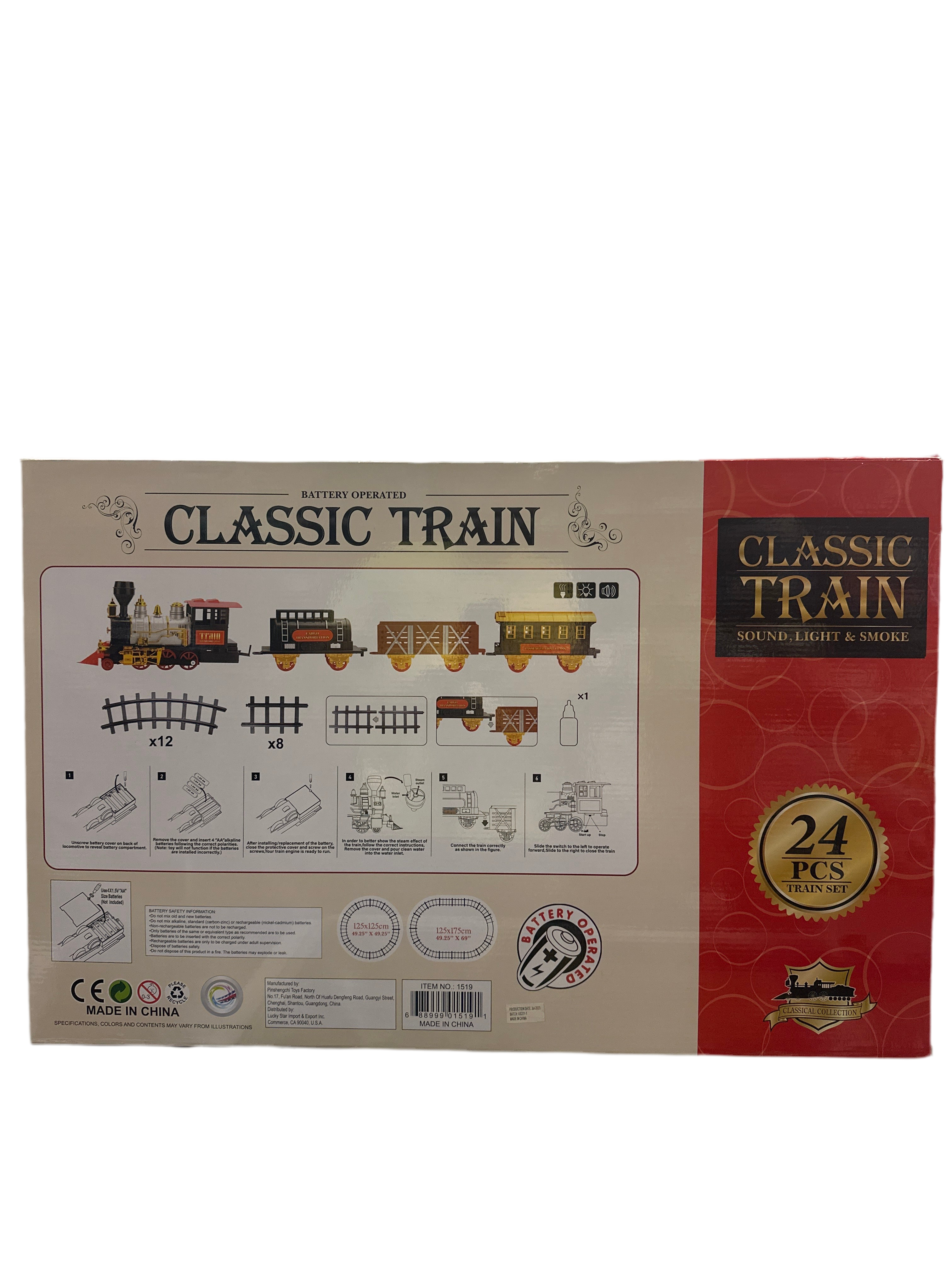 CLASSIC TRAIN SET - BATTERY OPERATED