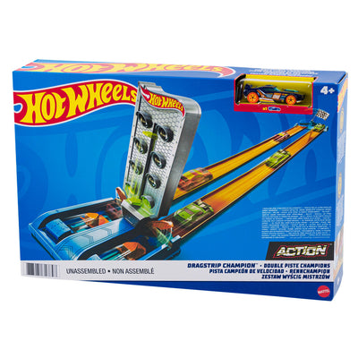 JUEGO DE CAMPEÓN DE PISTAS DE DRAGSTRIP DE HOT WHEELS 