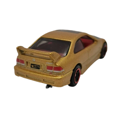 1/64 HONDA CIVIC SI GOLD CON CAPÓ DE CARBONO - HOTWHEELS 2/10