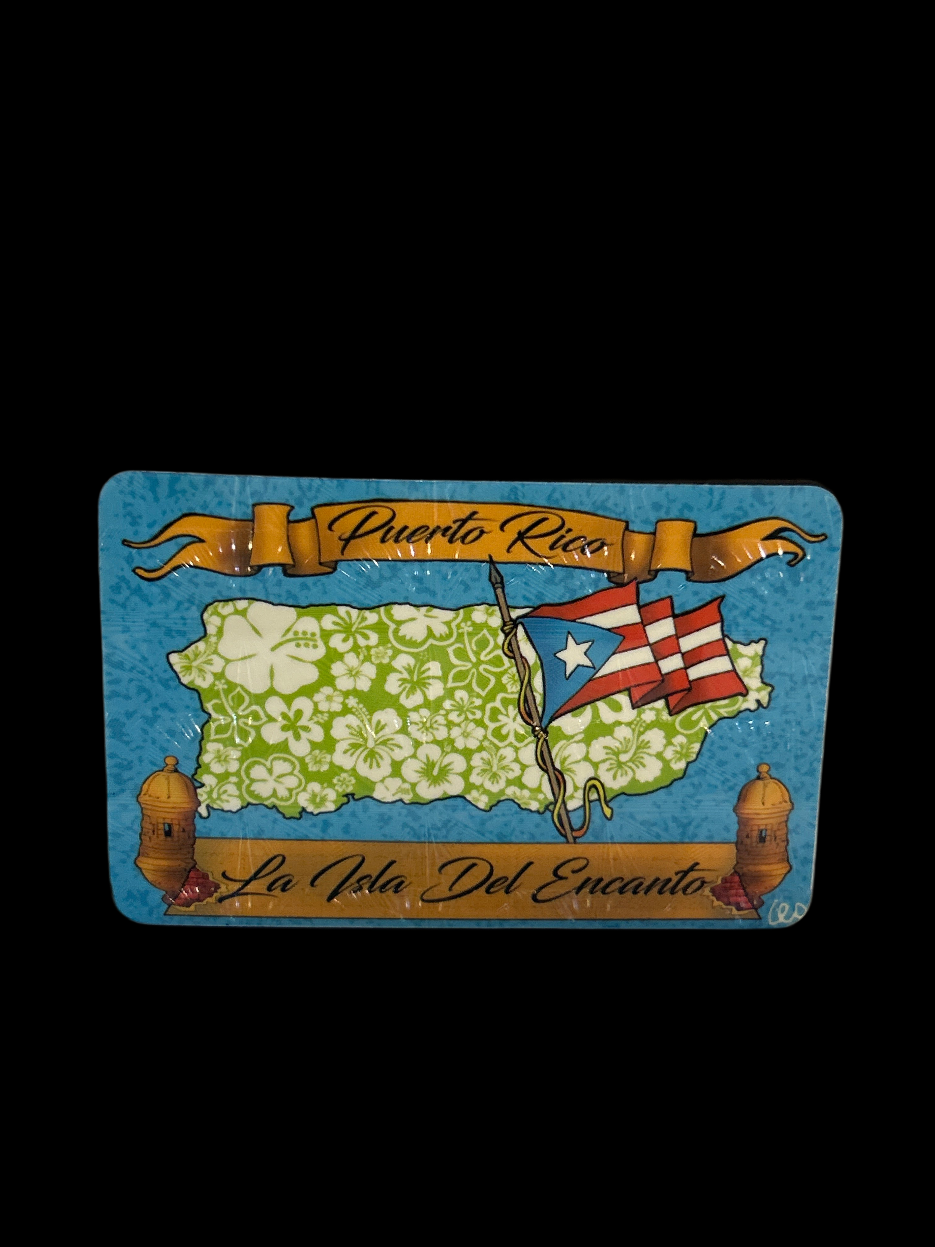MAPA MAGNETO PUERTO RICO CON GARITA