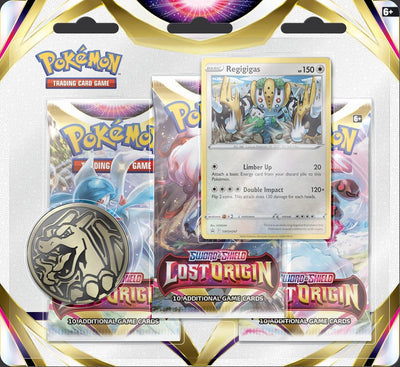 BLISTER DE 3 PAQUETES ORIGEN PERDIDO (VERSIÓN ESPAÑOLA) - POKEMON