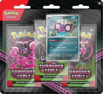 POKEMON - SCARLET & VIOLET SHROUDED FABLE 3 BOOSTER BLISTER PACK