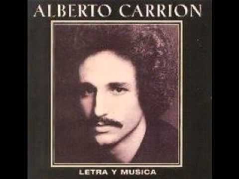 CD de Alberto Carrión Titulo Letra y Musica