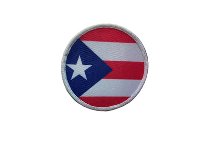 PARCHE DE BANDERA DE PUERTO RICO DE 3,5" X 2,5"