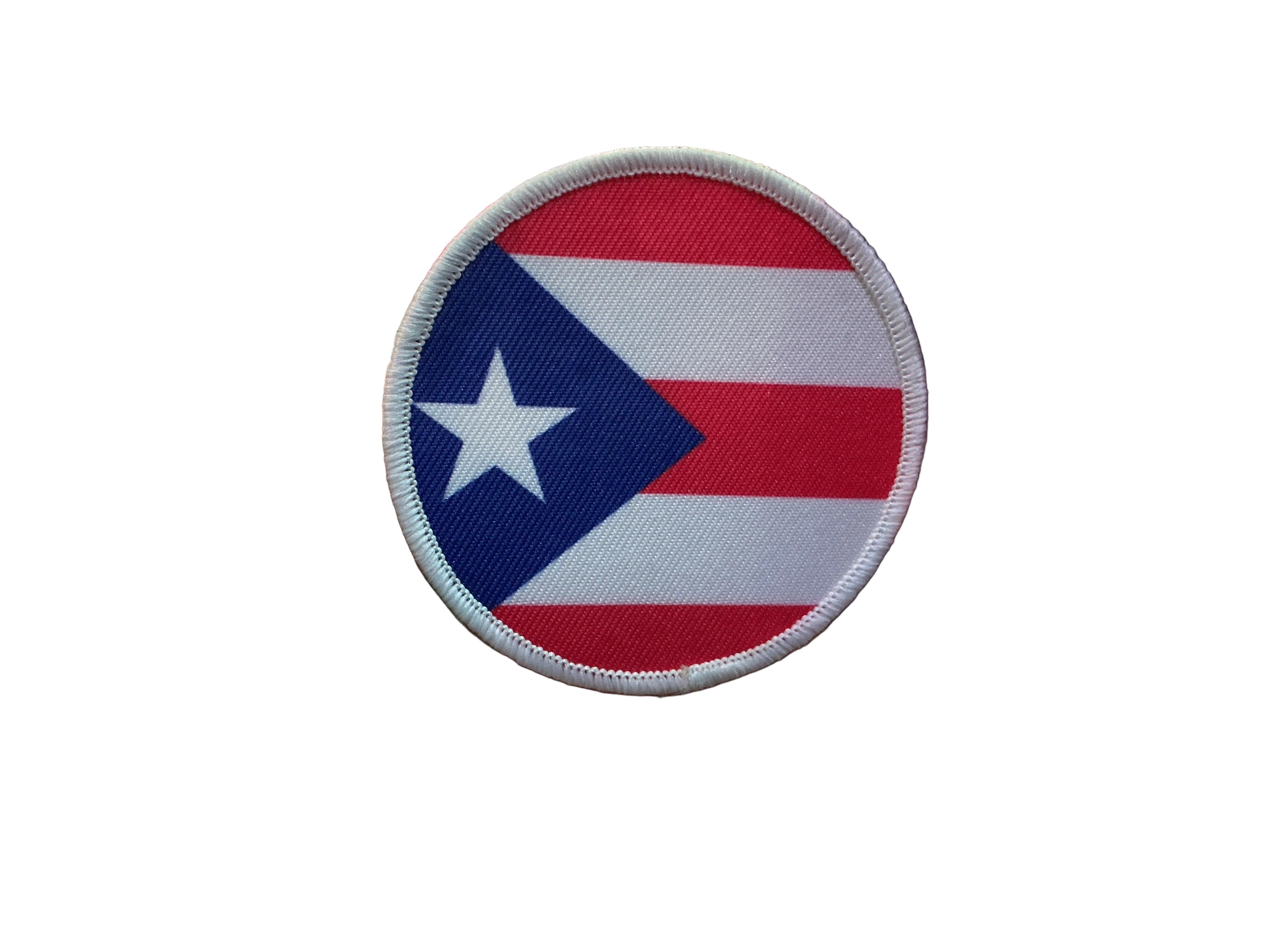 PARCHE DE BANDERA DE PUERTO RICO DE 3,5" X 2,5"