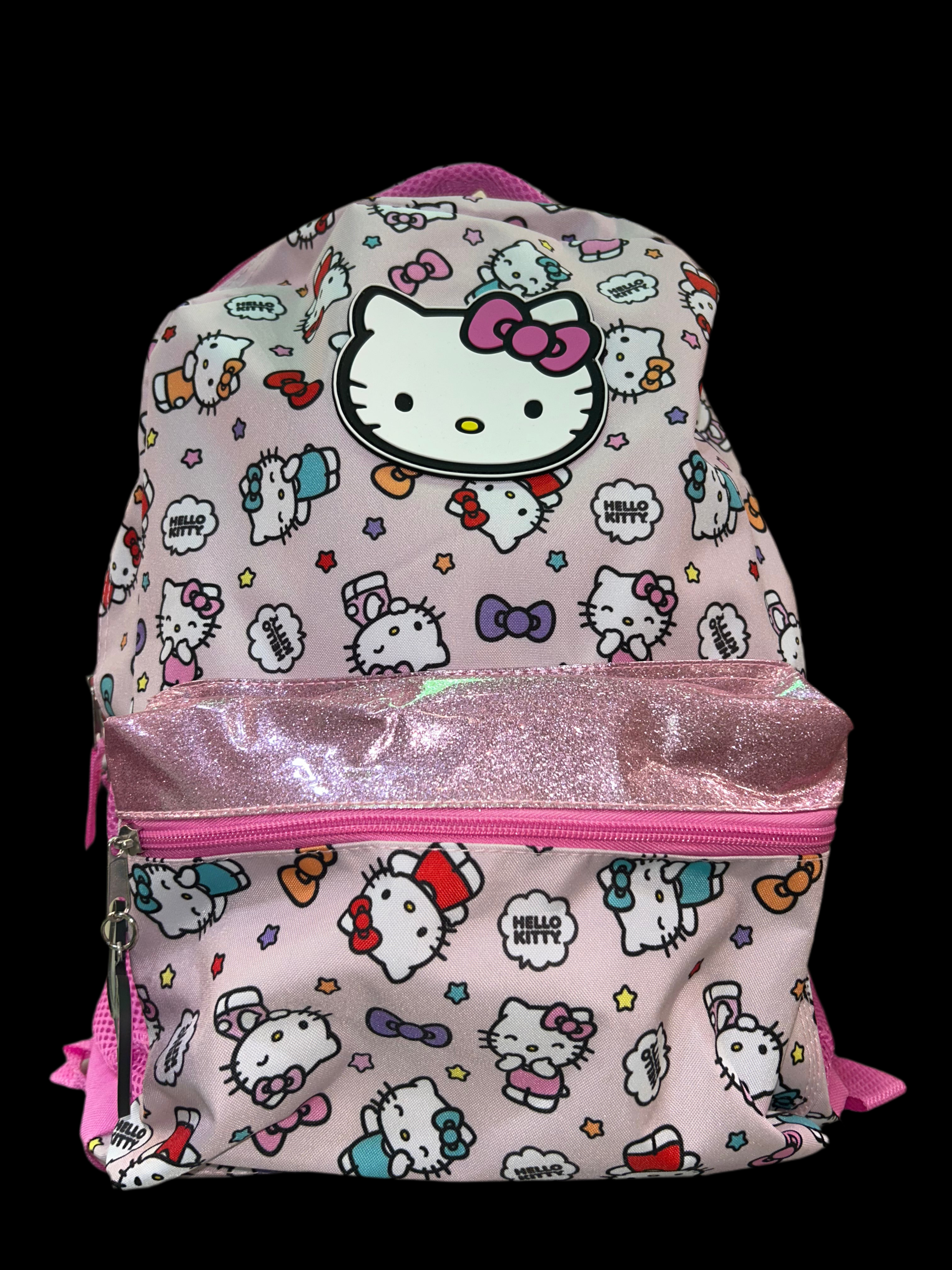 MOCHILA 18” COLLAGE HELLO KITTY ROSA