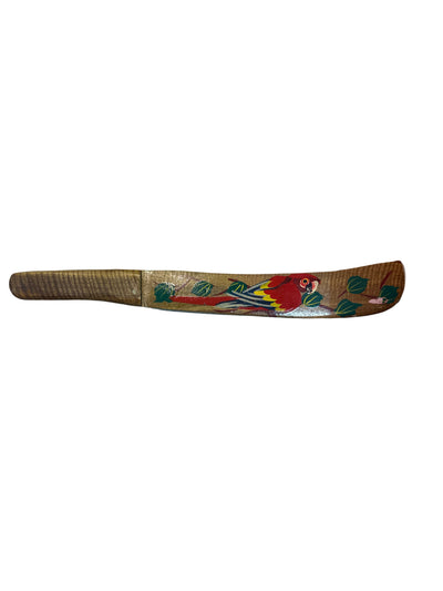 MACHETE DE MADERA CON DISEÑO DE PUERTO RICO