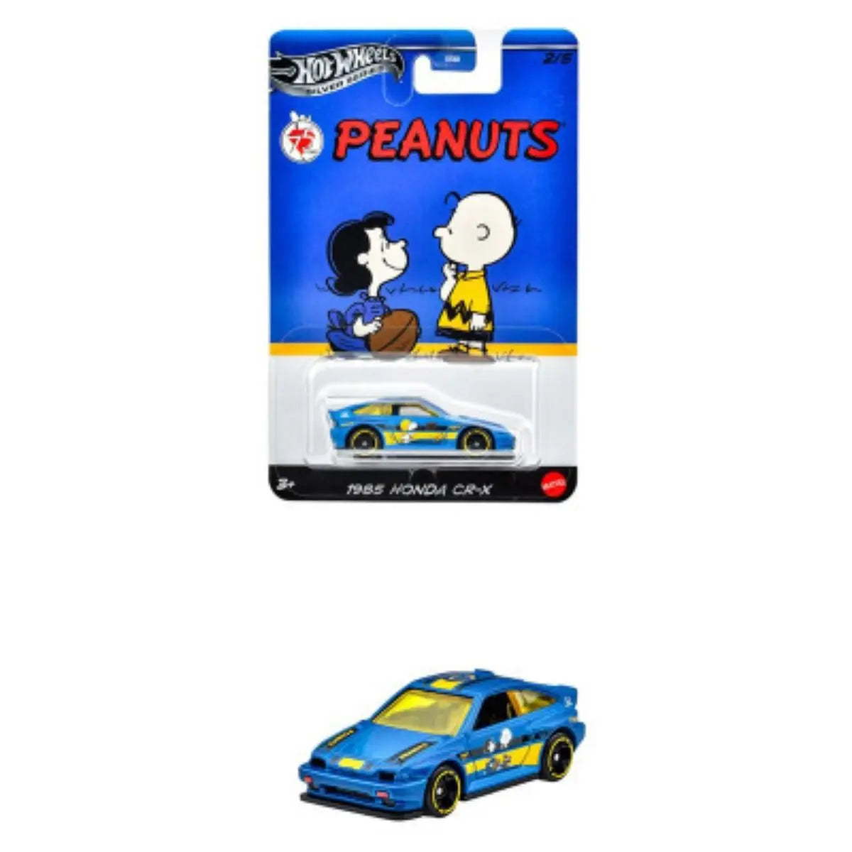1/64 1985 HONDA CR-X "PEANUTS" MOVIE - HOTWHEELS