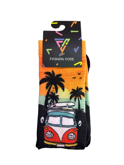 PUERTO RICO VOLKSWAGEN VAN SOCKS PAIR- MEDIAS VOLKSWAGEN VAN DE PUERTO RICO