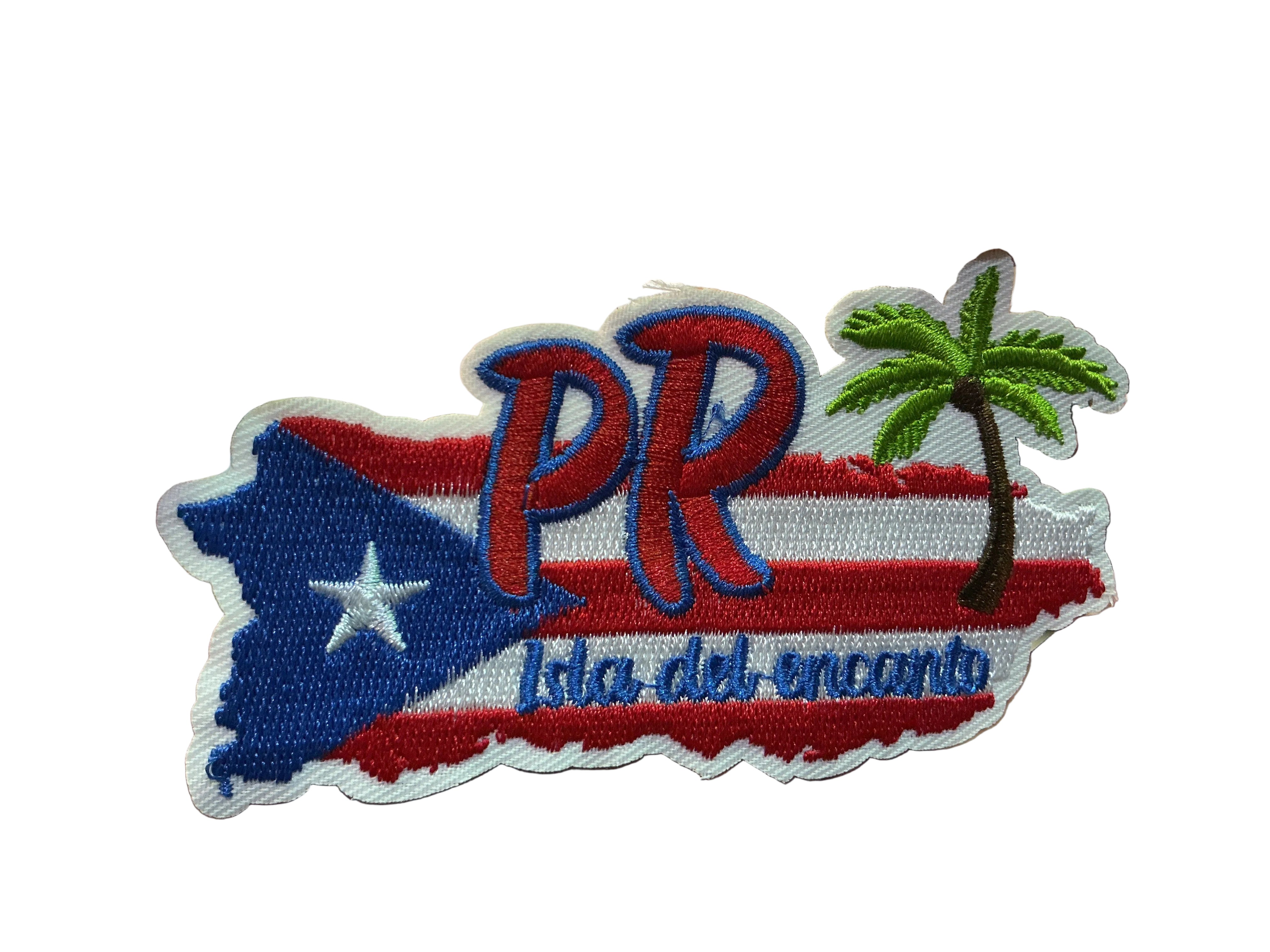 PARCHE DE BANDERA DE PUERTO RICO DE 3,5" X 2,5"