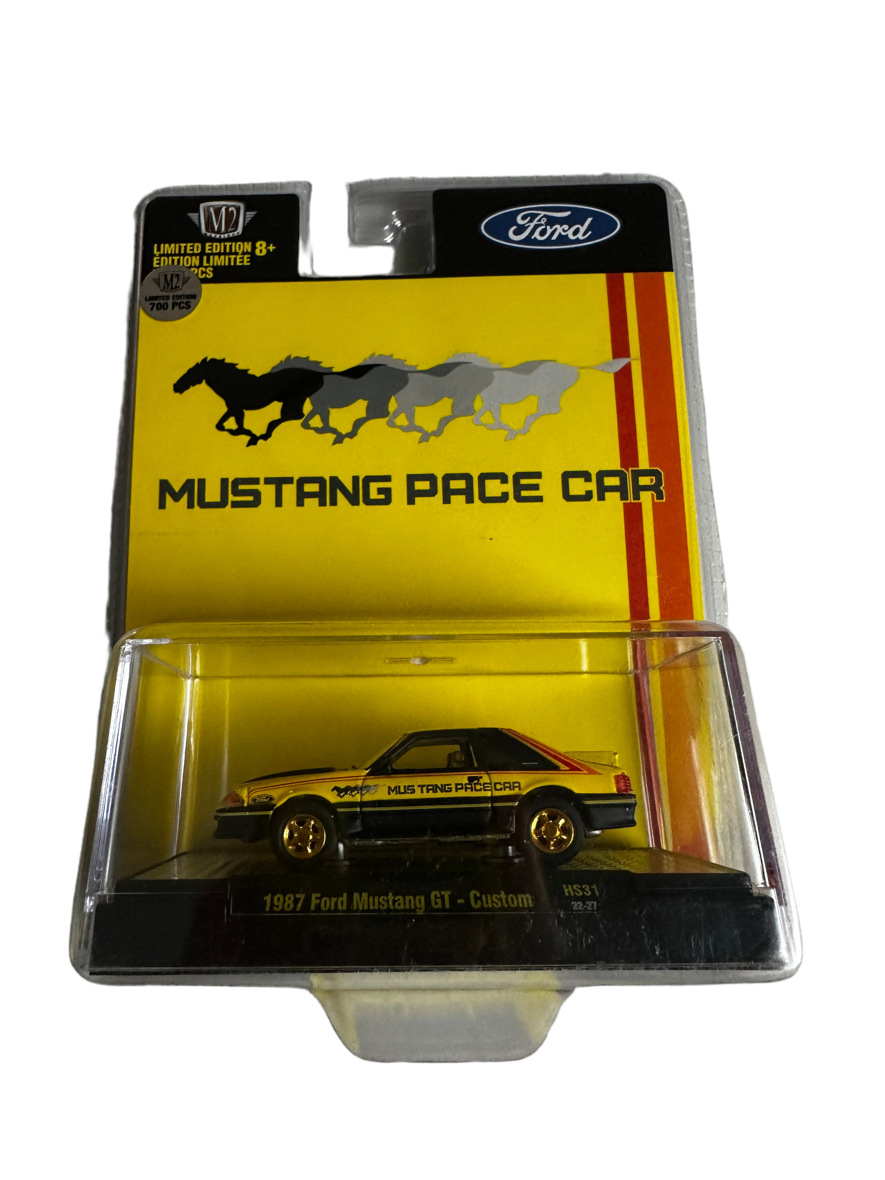 1/64 1987 FORD MUSTANG GT-CUSTOM “CHASE”  (LIMITED EDITION 700PCS)