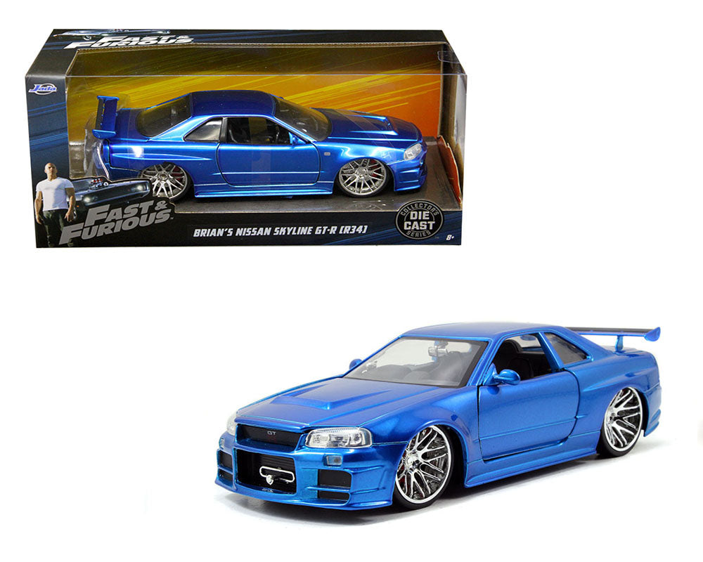 1/24 NISSAN SKYLINE GT-R DE BRIAN (BNR34) - RÁPIDOS Y FURIOSO