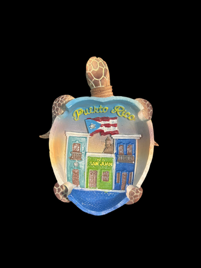 ASHTRAY PUERTO RICO TURTLE OLD SAN JUAN- CENICERO TORTUGA CASAS DE VIEJO SAN JUAN