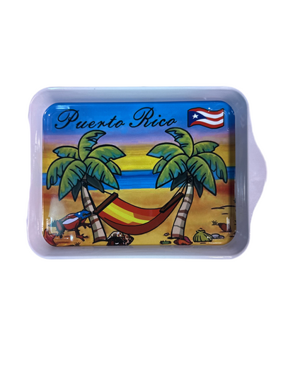 BANDEJA RECTANGULAR DE METAL PR