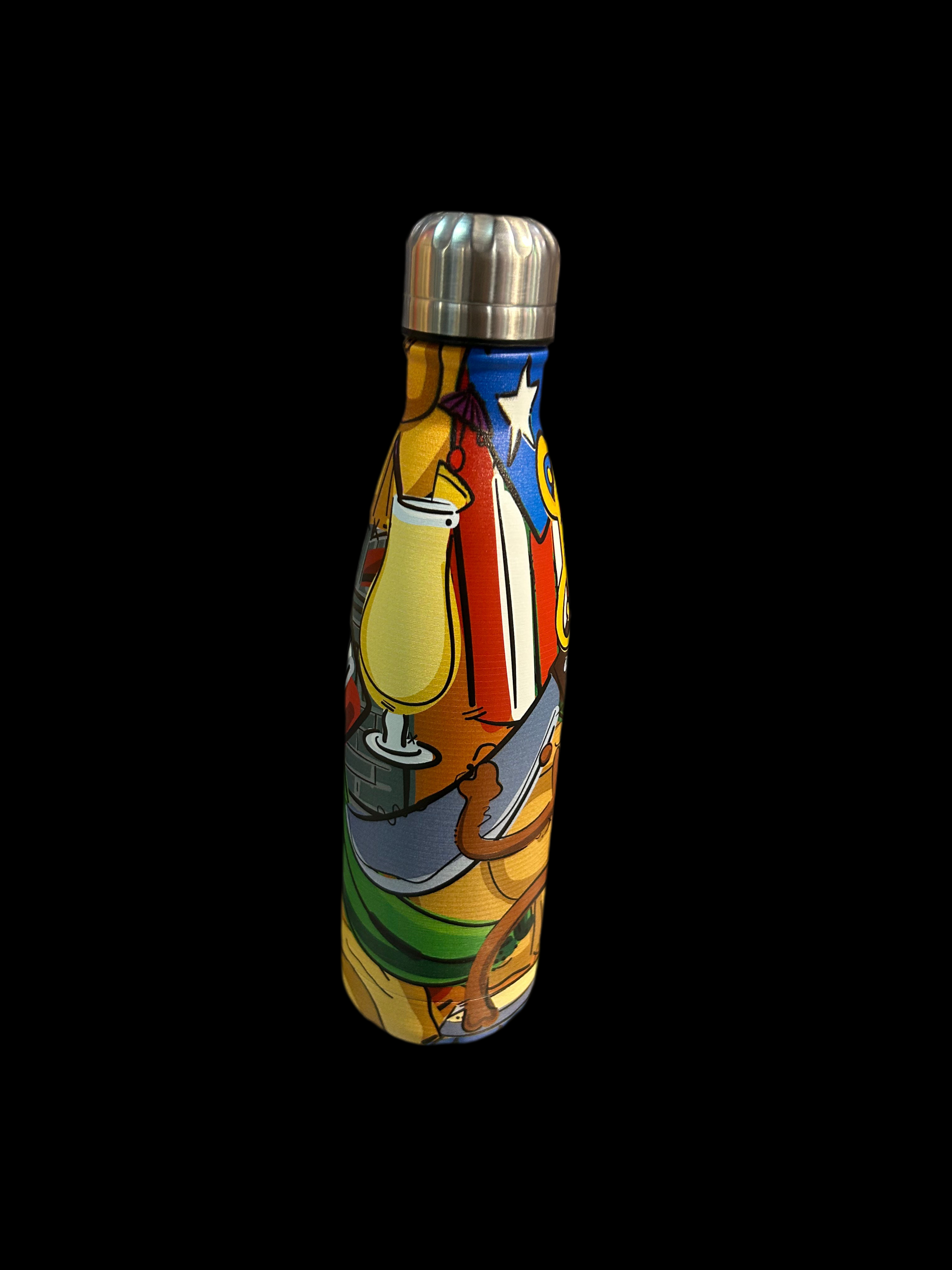 PUERTO RICO THERMAL STAINLESS STEEL BOTTLE