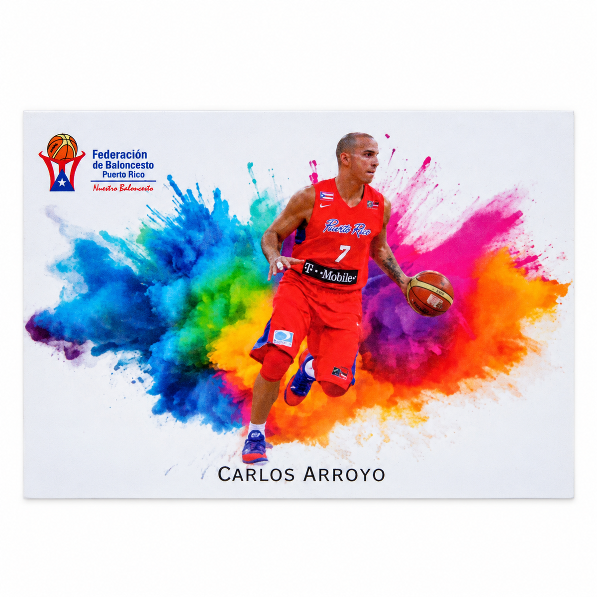 CARLOS ARROYO BASKETBAL TRADING CARD / TARJETA DEPORTIVA CARLOS ARROYO