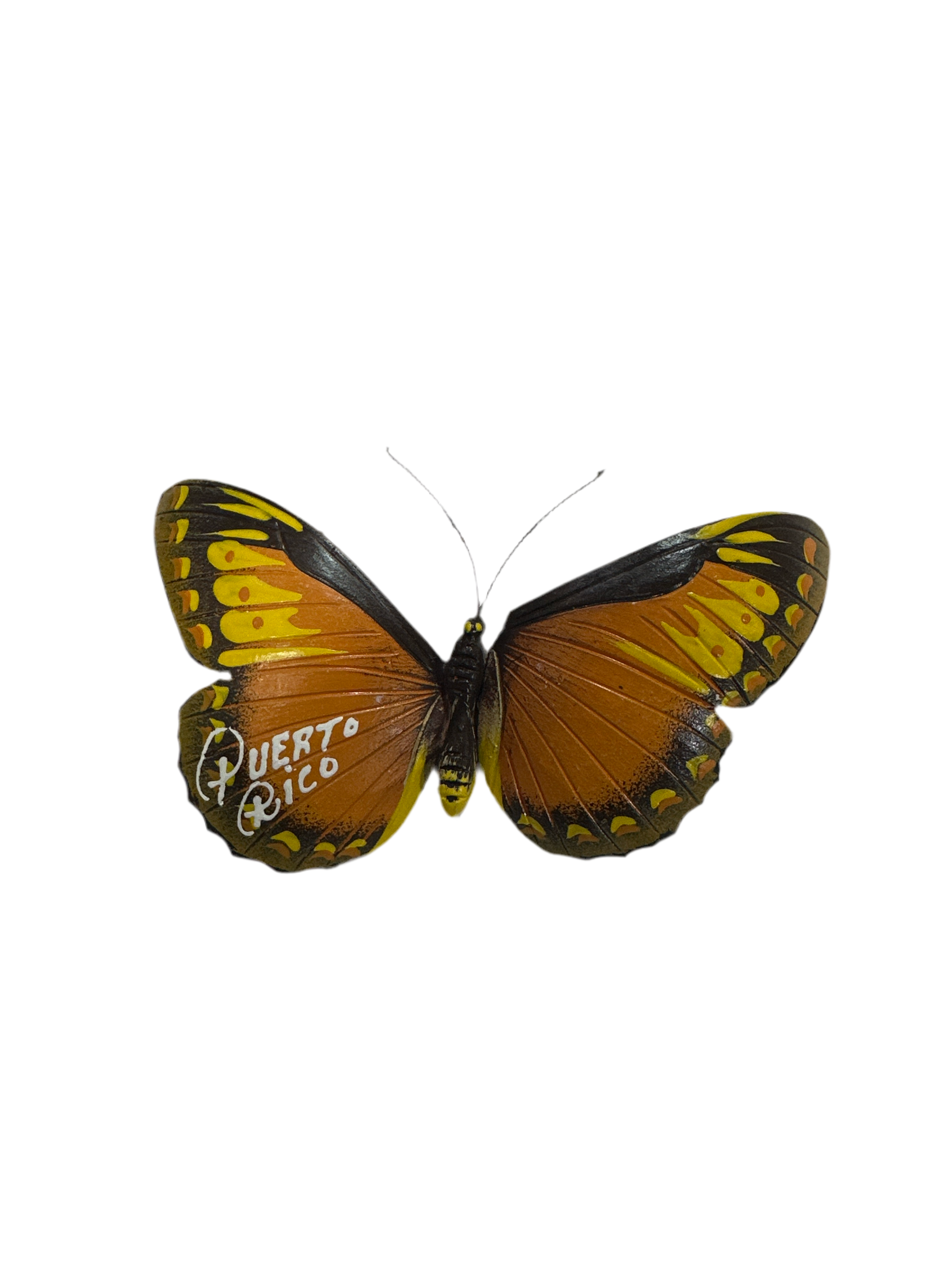 MARIPOSA ARTESANAL HECHO DE COCO
