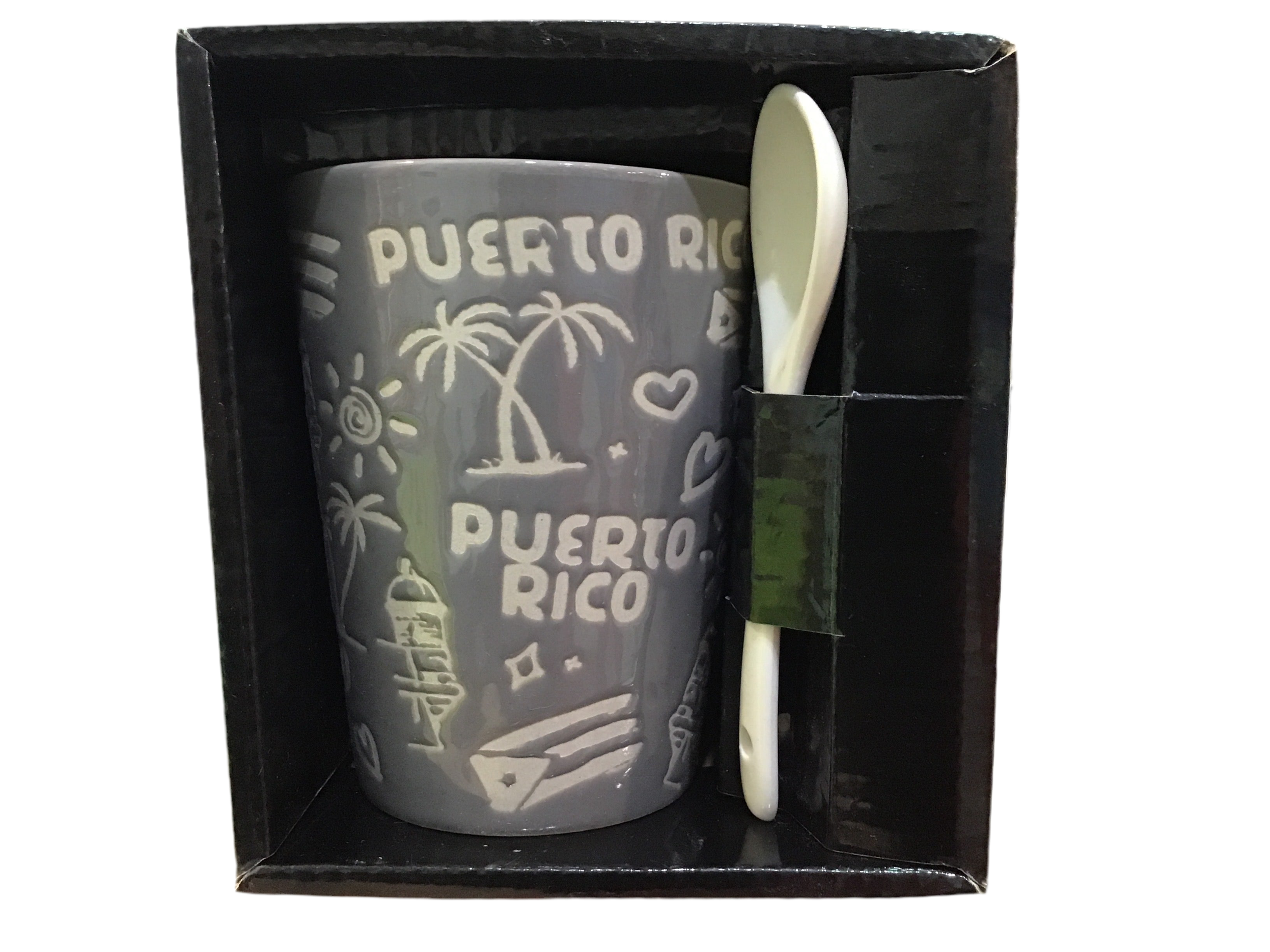 TAZA COQUI & CORAZON PUERTO RICO- COQUI & HEART MUG