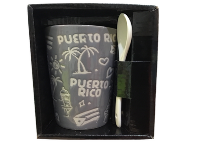 TAZA COQUI & CORAZON PUERTO RICO- COQUI & HEART MUG