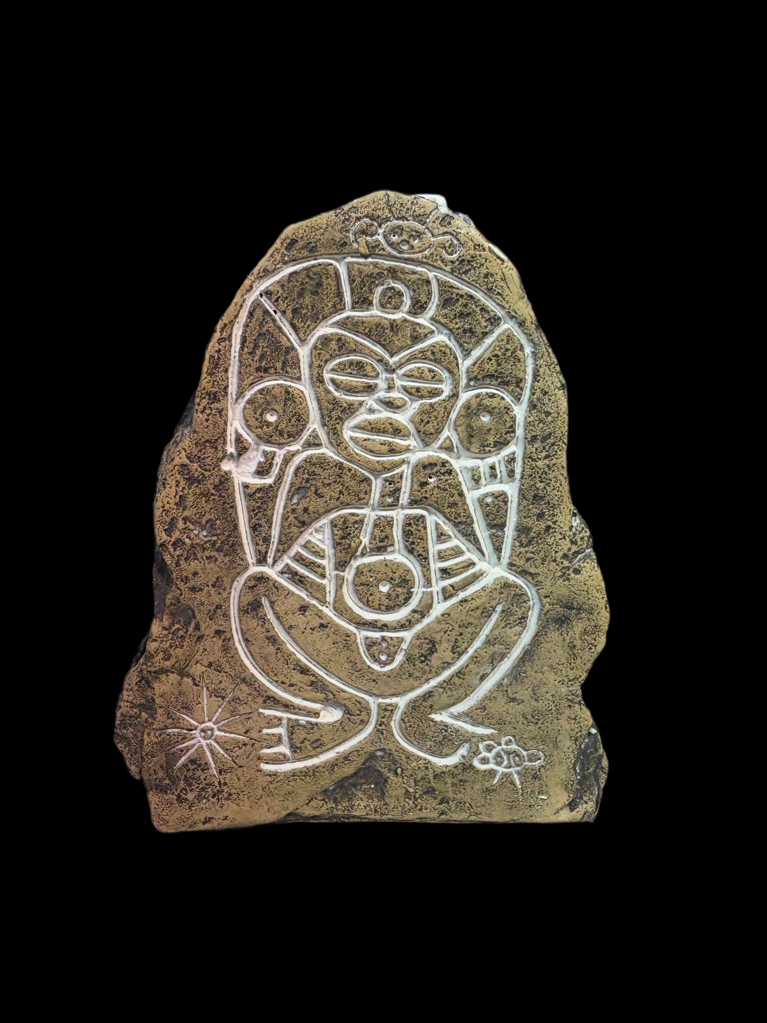 PIEDRA TAINA GRANDE (PEN HOLDER)