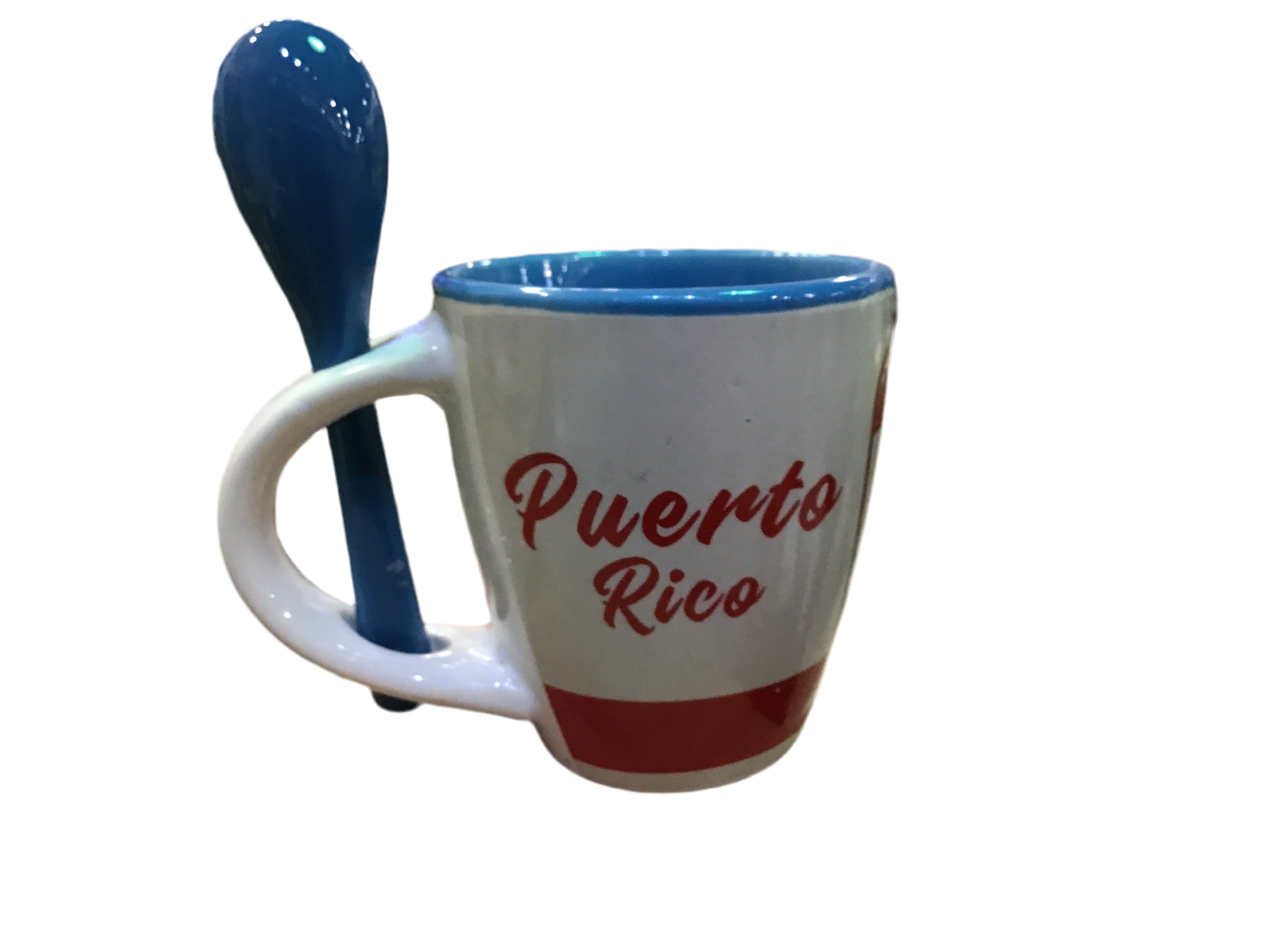 PUERTO RICO MUG DOOR & FLAG 2.5" SMALL