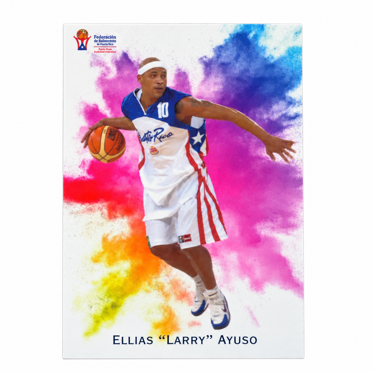 LARRY AYUSO BASKETBAL TRADING CARD / TARJETA DEPORTIVA LARRY AYUSO