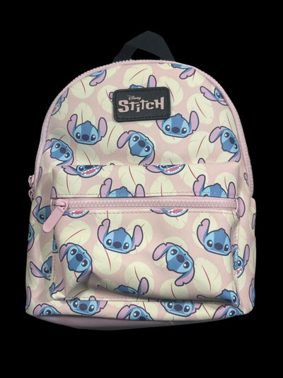 BULTO DISNEY 
BACK PACK - 11.5" X 9.5" MINI STITCH LEATHER BAG