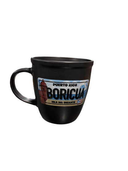 TAZA (TAZÓN) NEGRA PUERTO RICO