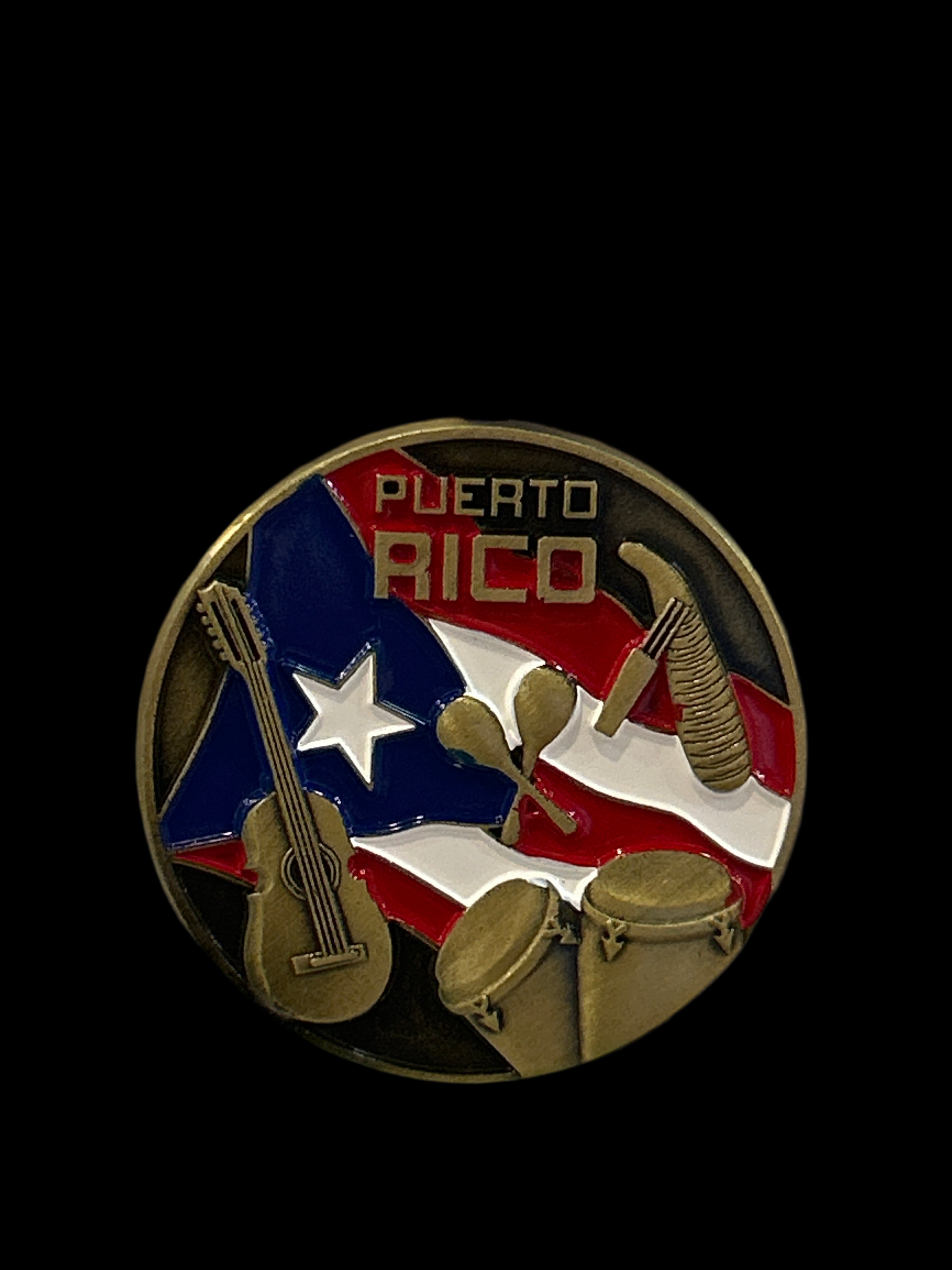 PUERTO RICO INSTRUMENT CIRCULAR MAGNET