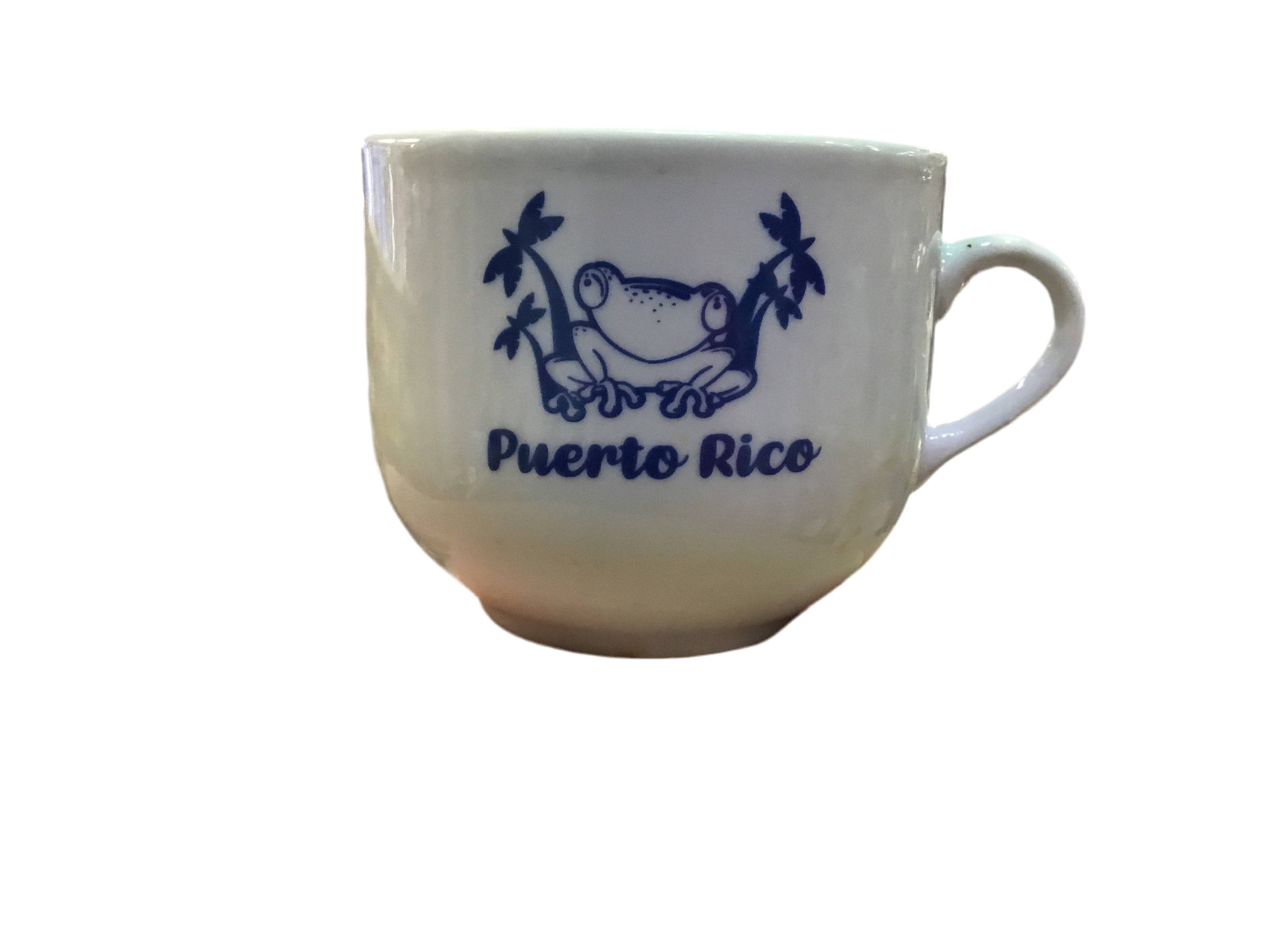TAZA CON CUCHARA DE PUERTO RICO