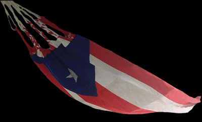 HAMACA CON BANDERA DE PUERTO RICO