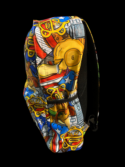 16” PUERTO RICO CULTURAL DESIGN BACK PACK