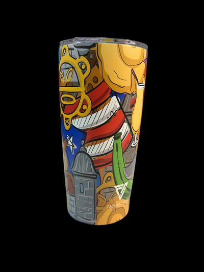 PUERTO RICO GRAPHIC THERMAL CUP