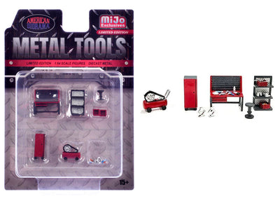 1/64 METAL TOOLS / SET C - DIORAMA FIGURES - AMERICAN DIORAMA