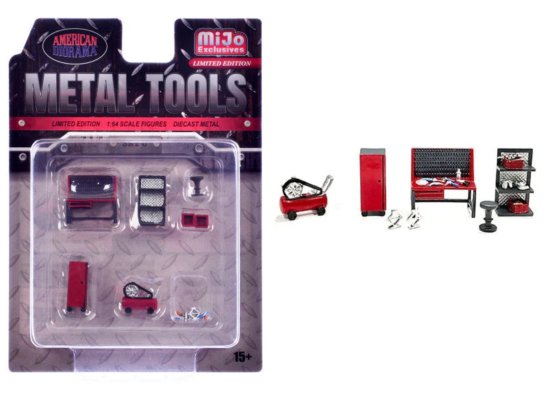 1/64 METAL TOOLS / SET C - DIORAMA FIGURES - AMERICAN DIORAMA