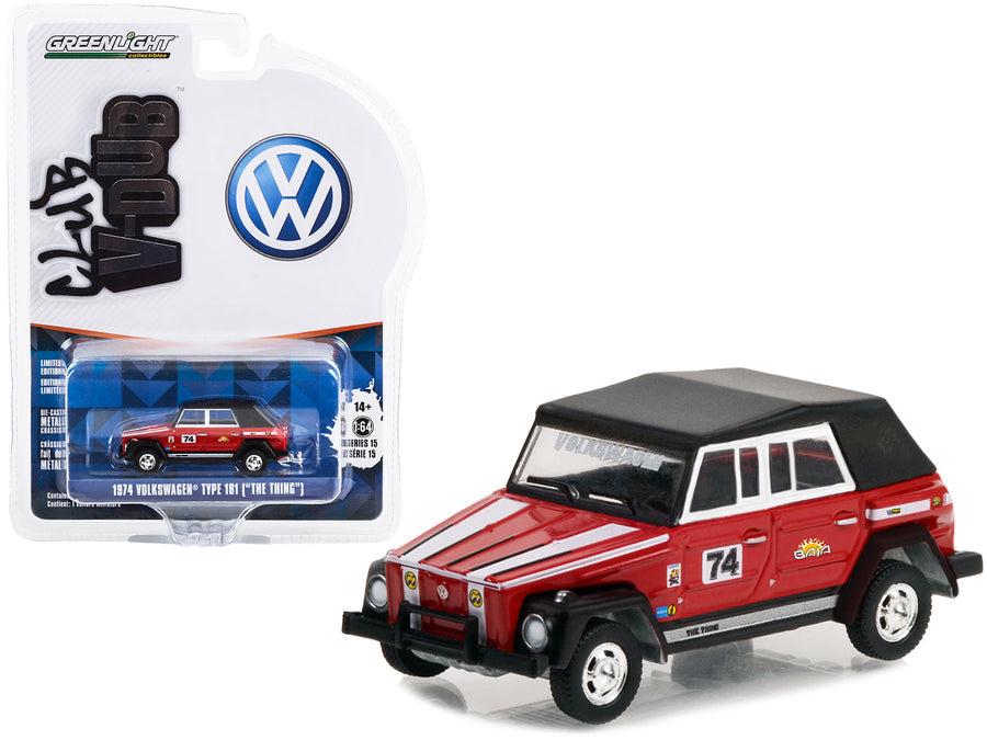 1/64 1974 VOLKSWAGEN TYPE 181 (“THE THING”) RED BAJA - CLUB V-DUB