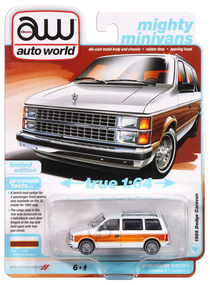 1/64 1985 DODGE CARAVAN - SPORTS CARS AUTOWORLD